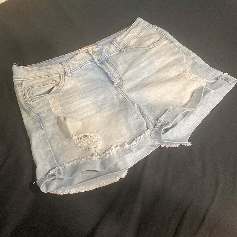 High-Waisted Jean Shorts